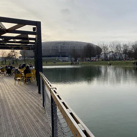Tauron Arena With Garage - Lema Apartman Krakkó